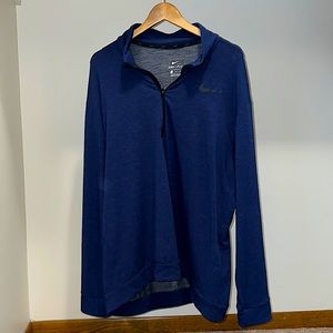Navy Nike Dri-Fit Quarterzip
